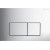 IS31 Square Chrome Dual Flush Plate Curve +$120.00